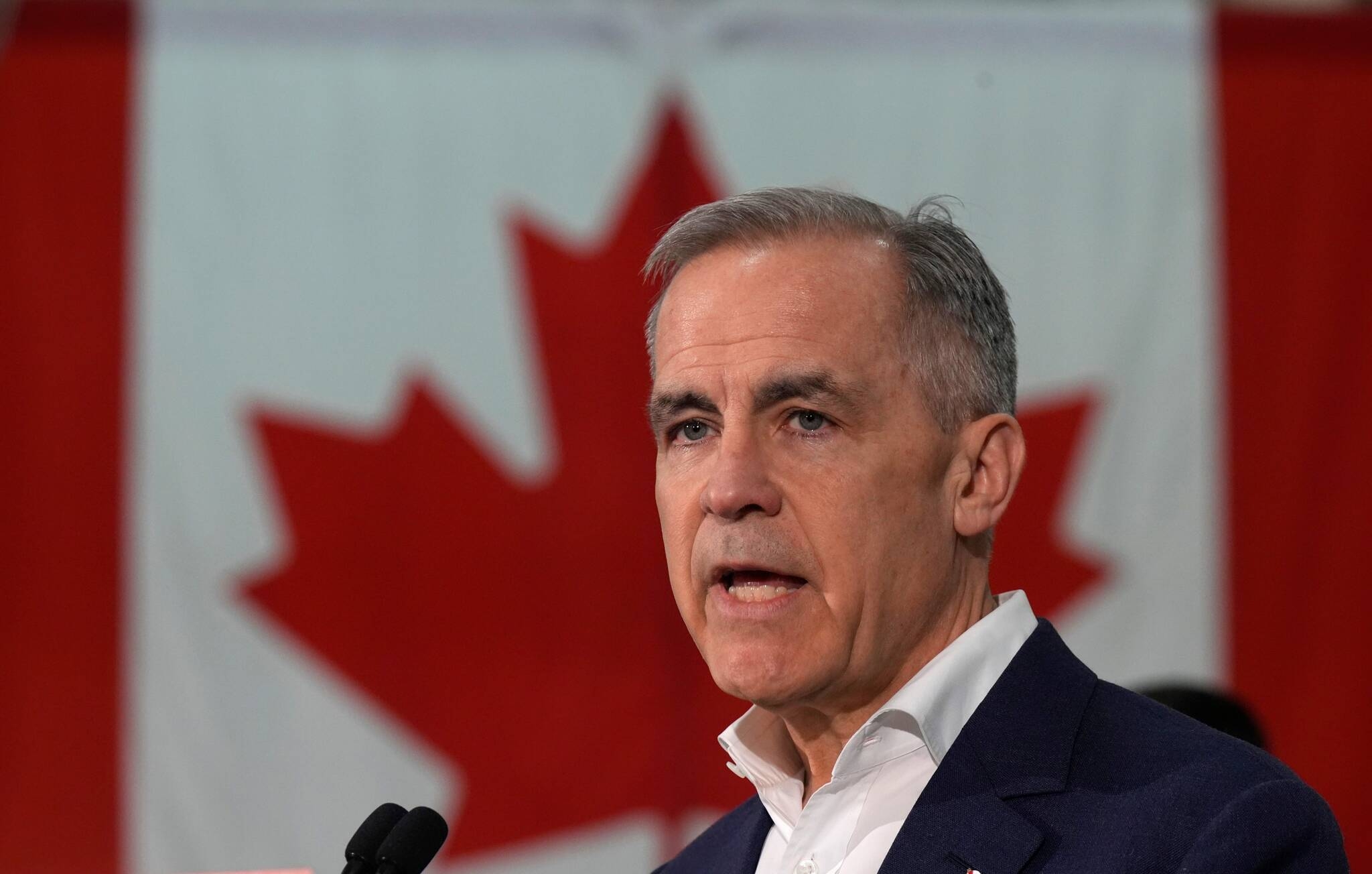 ‘Back so quickly': Carney holds rally at Pyramid Cabaret