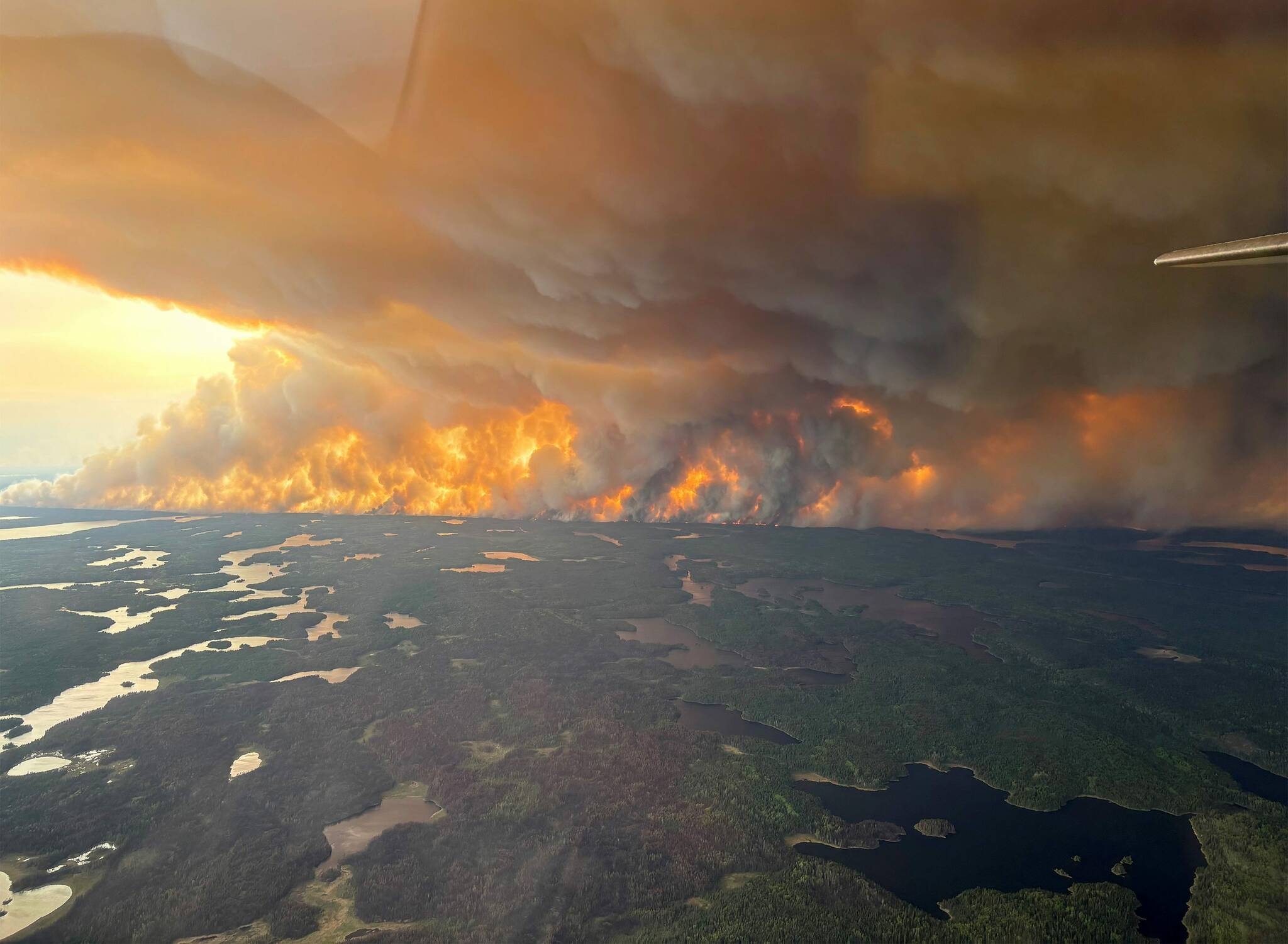 Terrifying inferno threatens everything in its path including, hopefully, any remaining climate-change doubts