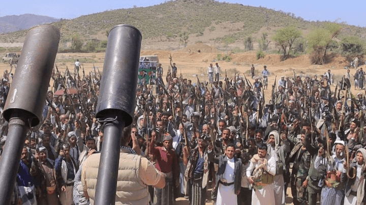 قبائل ماوية بمحافظة تعز تعلن النفير في مواجهة العدو الأمريكي الصهيوني