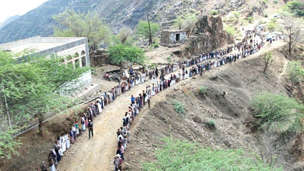 قبائل وضرة بمحافظة حجة تعلن وثيقة الشرف والنفير العام لمواجهة العدوان
