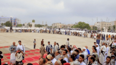 الحديدة: وقفات حاشدة في عيد الأضحى نصرة لفلسطين واستجابة لدعوة قائد الثورة