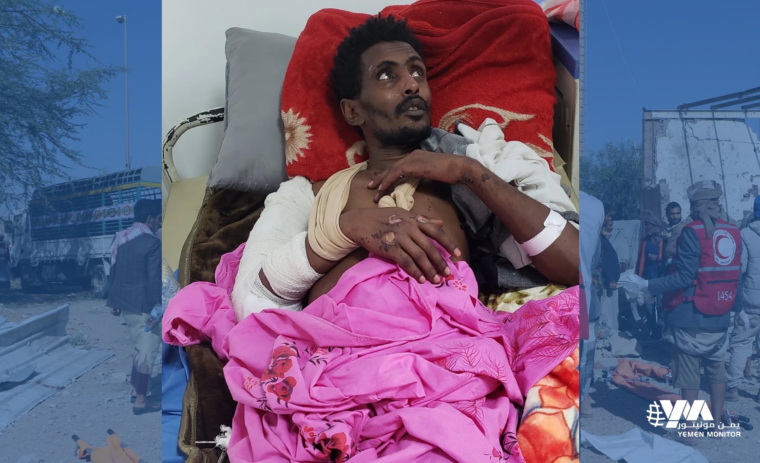 ناجون من الجحيم.. قنابل أمريكية تمزق أحلام مهاجرين إثيوبيين في سجن يمني