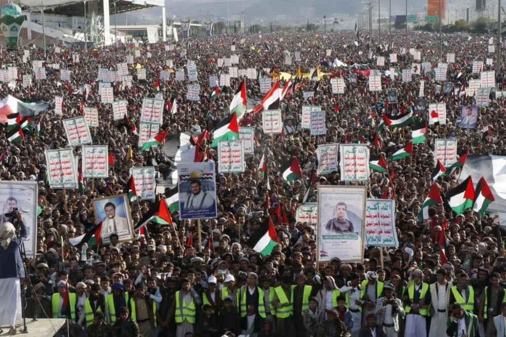 Sana'a Prepares for a Million-Man March Against U.S. Strikes Following Houthi Leader's Call