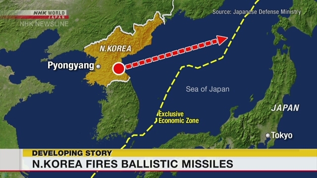Japan condemns North Korean ballistic missile launches
