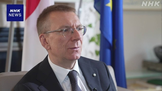 Latvian president calls for more pressure on Russia