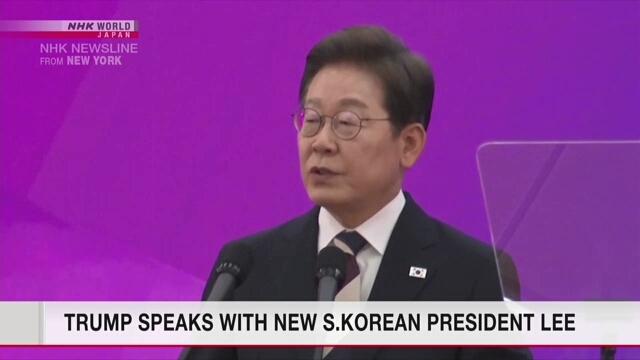 Trump speaks with new South Korean President Lee