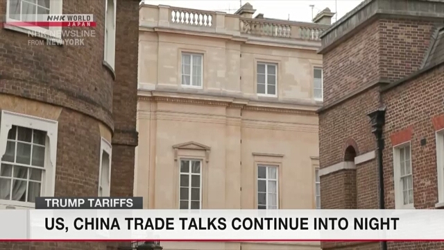 US, China trade talks continue into night