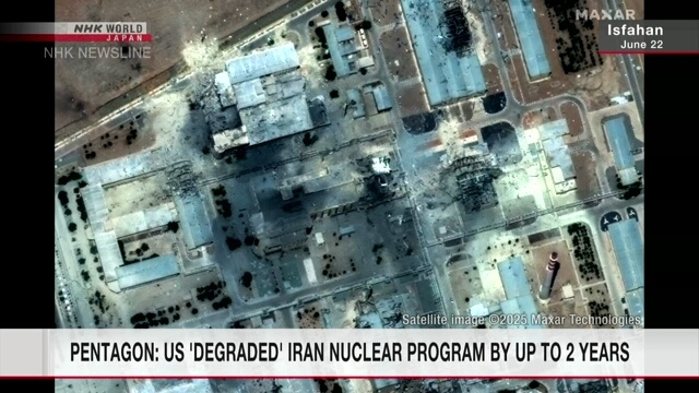 Pentagon: Iran's nuclear program pushed back by up to 2 years after airstrikes