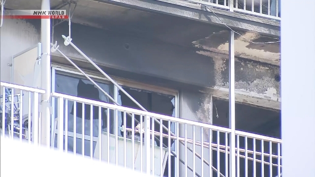 Tokyo apartment fire injures 5, portable fan suspected as cause