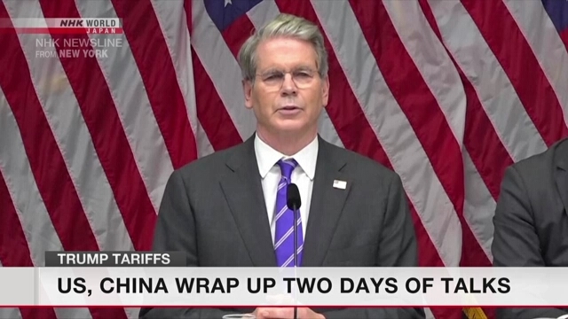 US, China wrap up two days of trade talks in Stockholm