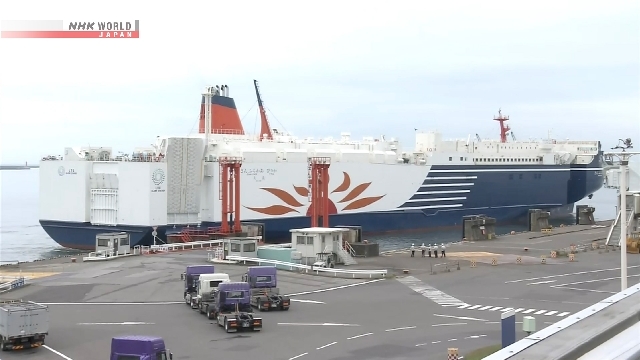 Ferries told to stay offshore due to tsunami warning arrive at port in Hokkaido
