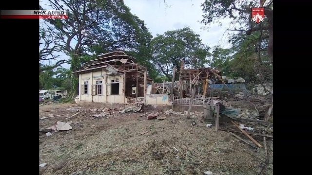 Myanmar military stages airstrikes after lifting emergency