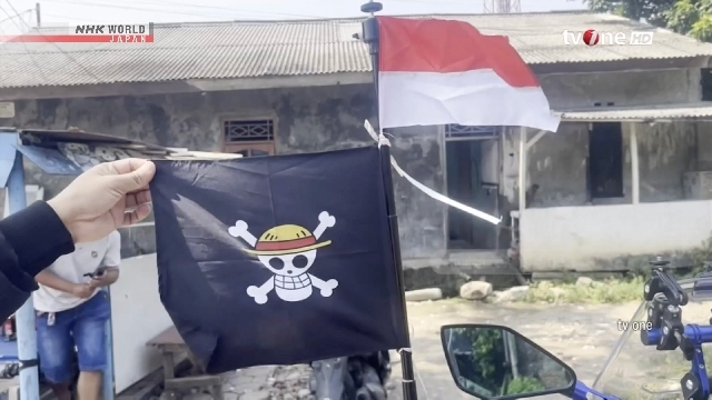 'One Piece' manga flags flying in Indonesia as likely protest against government