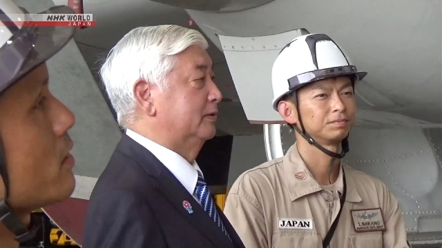 Japan's Defense Minister visits JSDF base in Djibouti