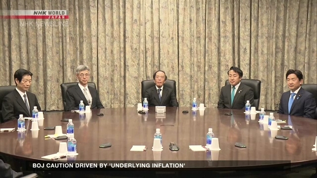 BOJ caution driven by 'underlying inflation'