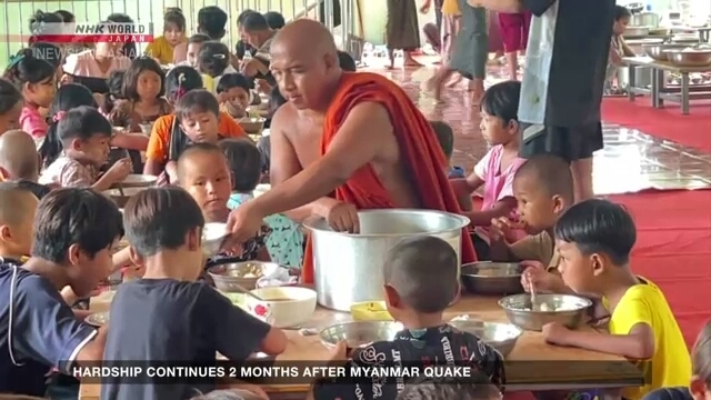 Hardship continues 2 months after Myanmar quake