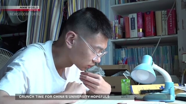 Crunch time for China's university hopefuls