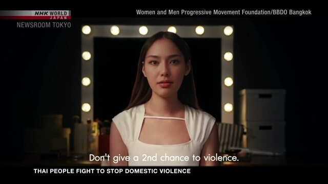 Thai people fight to stop domestic violence