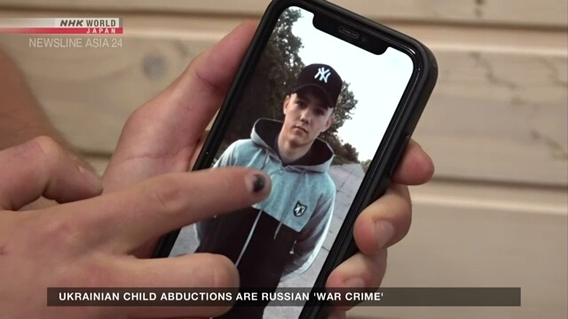 Ukrainian child abductions are Russian 'war crime'