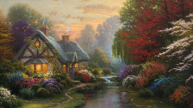 'Banal and hollow': Why the quaint paintings of Thomas Kinkade divided the US