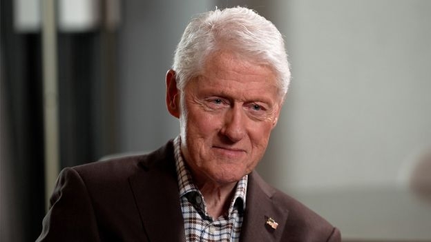 'When the other side declares war on you, you still have to do the job': Clinton on being president and his new thriller