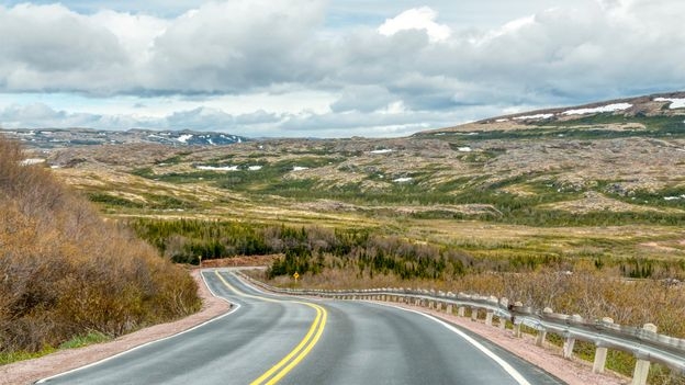 The great iceberg hunt on Canada's epic new road