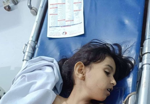 شاهد صورة الطفلة التي قتلتها نقطة امنية اليوم (مشهد يدمي القلوب)