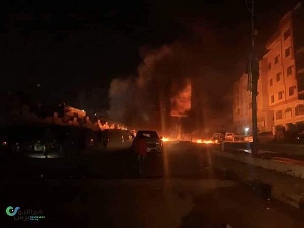 عدن: تظاهرة غاضبة تقطع شوارع في مديرية المنصورة