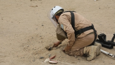 اليمن: "مسام" ينزع 1839 مادة متفجرة من مخلفات الحرب في أسبوع